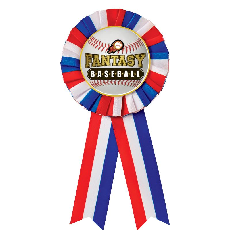 RED/WHITE/BLUE MYLAR ROSETTES