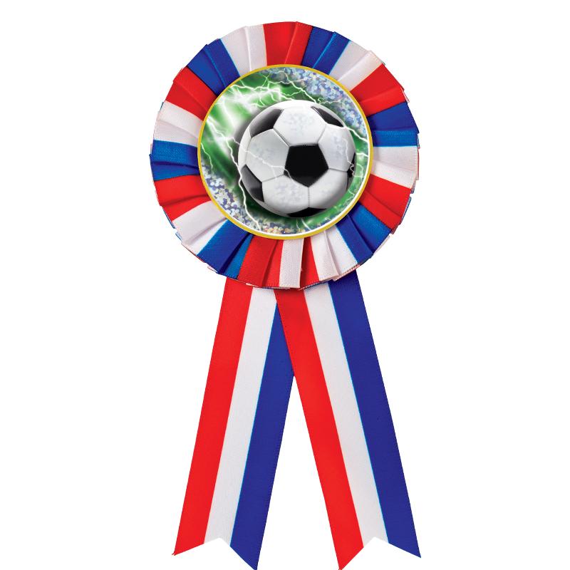 RED/WHITE/BLUE MYLAR ROSETTES
