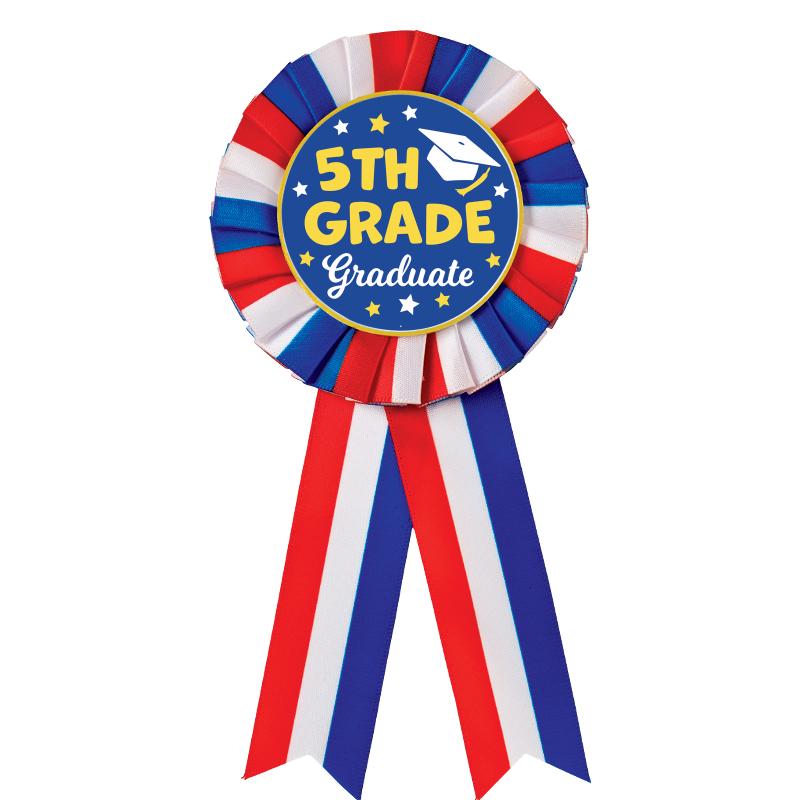 RED/WHITE/BLUE MYLAR ROSETTES
