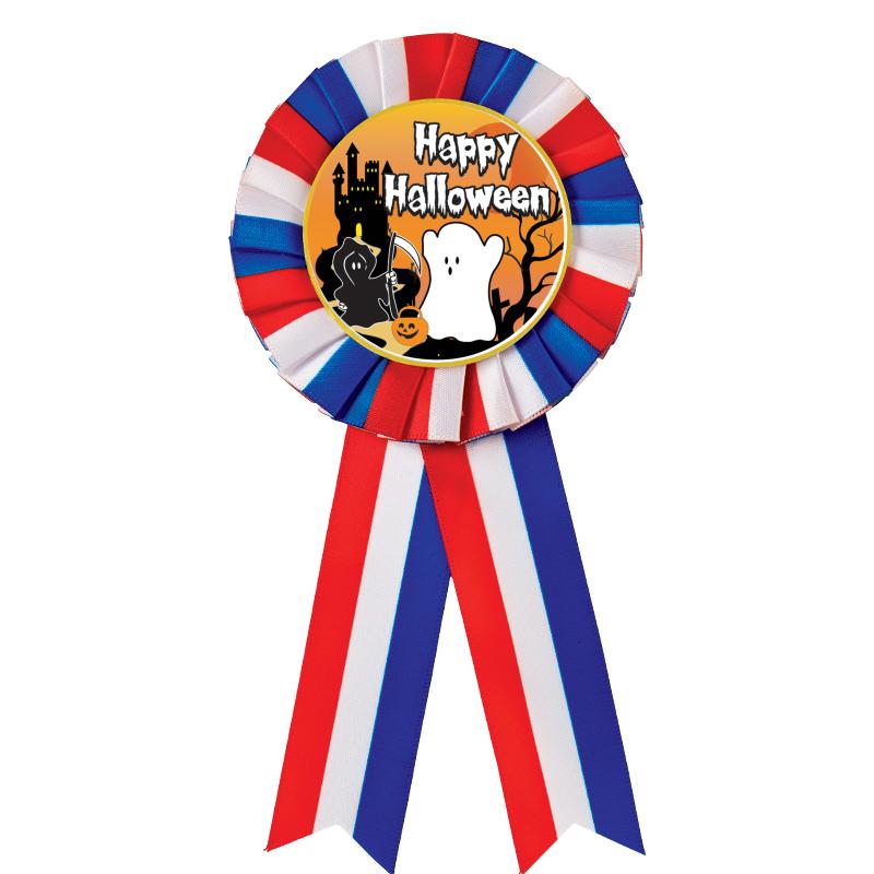 RED/WHITE/BLUE MYLAR ROSETTES