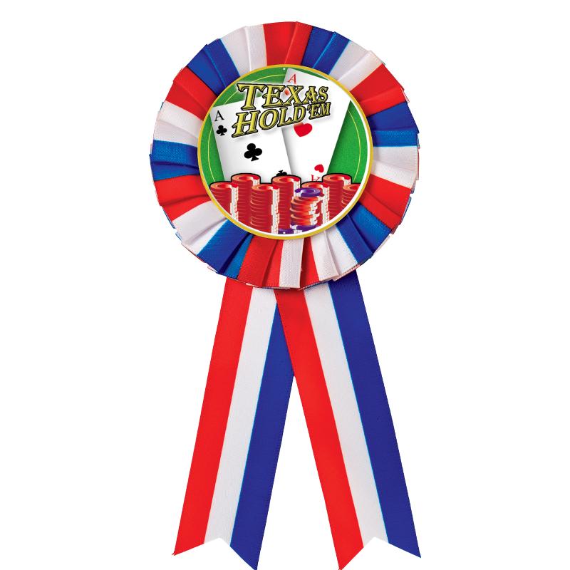 RED/WHITE/BLUE MYLAR ROSETTES