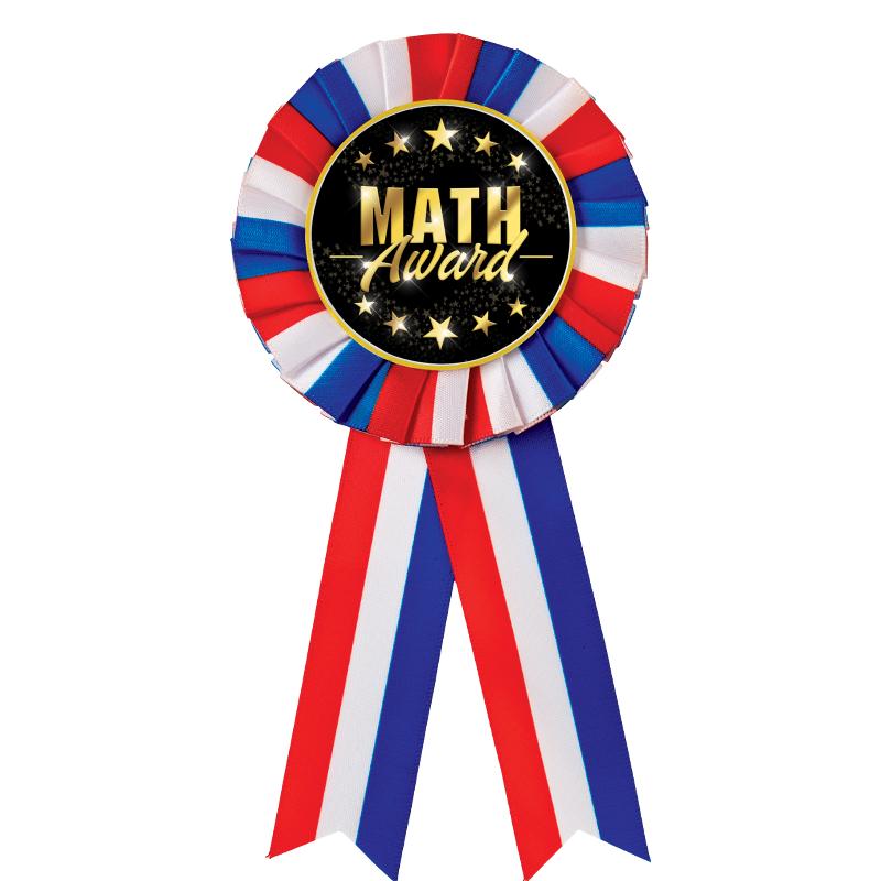 RED/WHITE/BLUE MYLAR ROSETTES