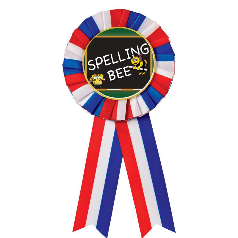 RED/WHITE/BLUE MYLAR ROSETTES