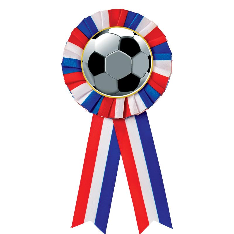 RED/WHITE/BLUE MYLAR ROSETTES