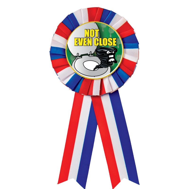 RED/WHITE/BLUE MYLAR ROSETTES