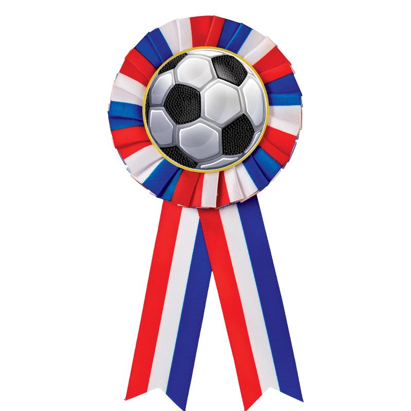 RED/WHITE/BLUE MYLAR ROSETTES