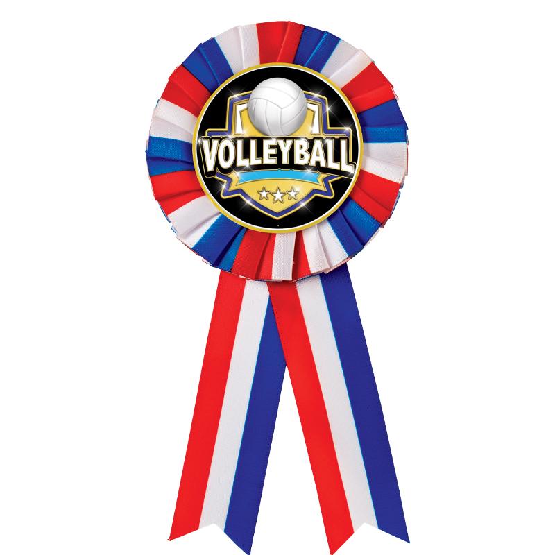 RED/WHITE/BLUE MYLAR ROSETTES