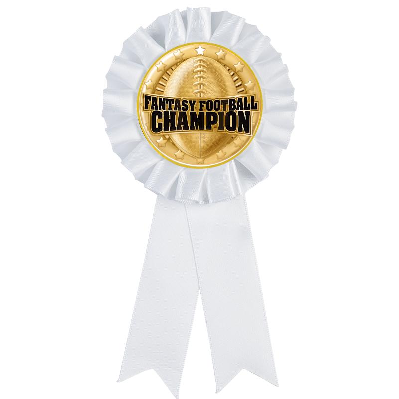 WHITE MYLAR ROSETTES