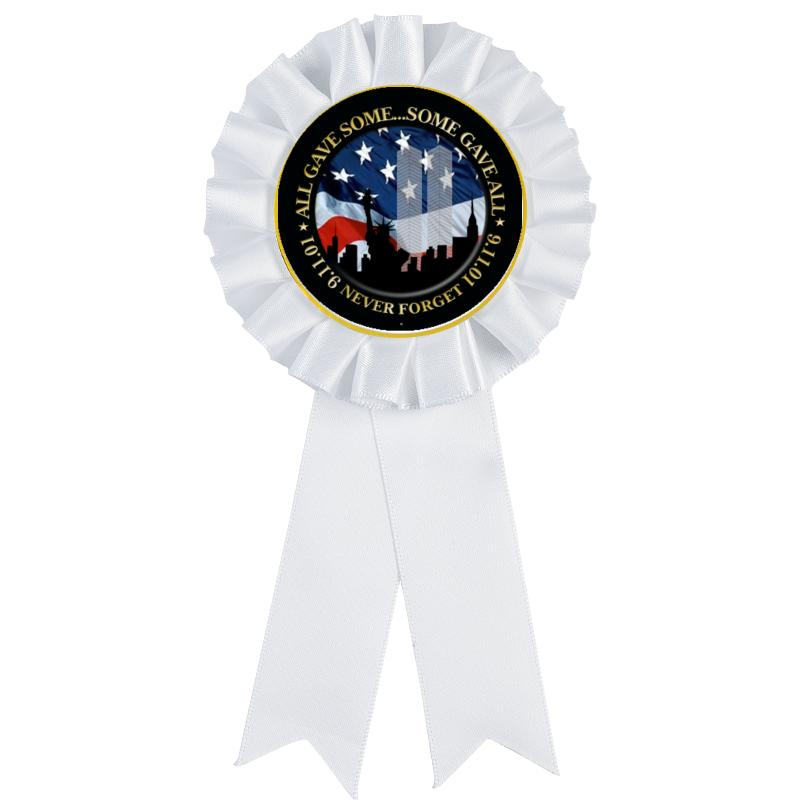 WHITE MYLAR ROSETTES