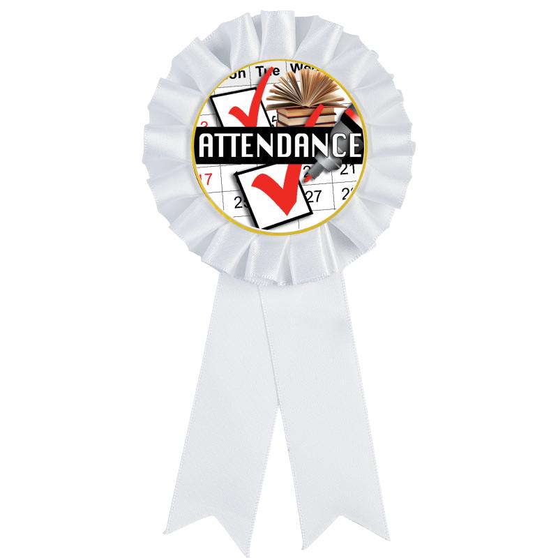 WHITE MYLAR ROSETTES