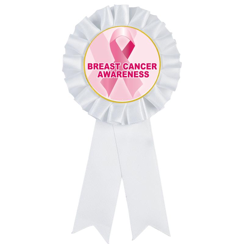 WHITE MYLAR ROSETTES