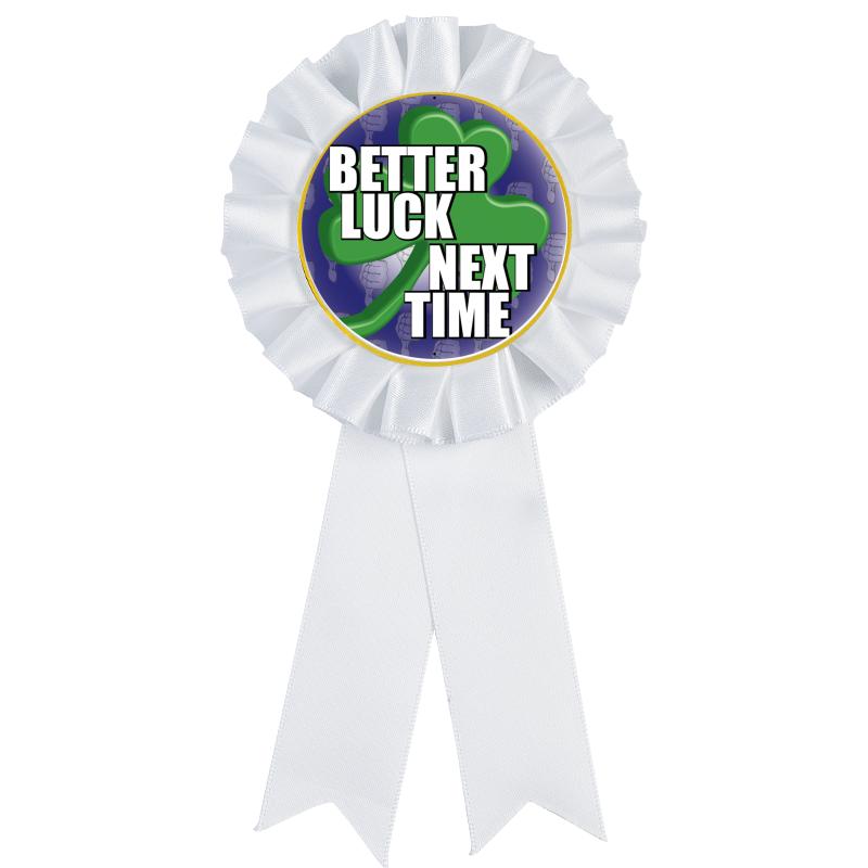 WHITE MYLAR ROSETTES