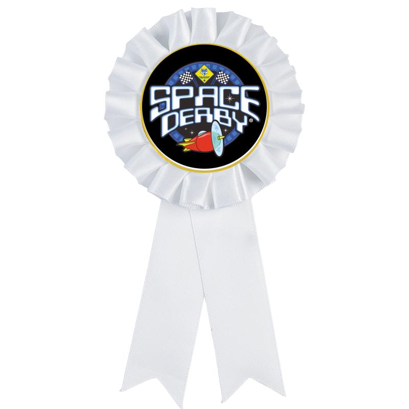 WHITE MYLAR ROSETTES