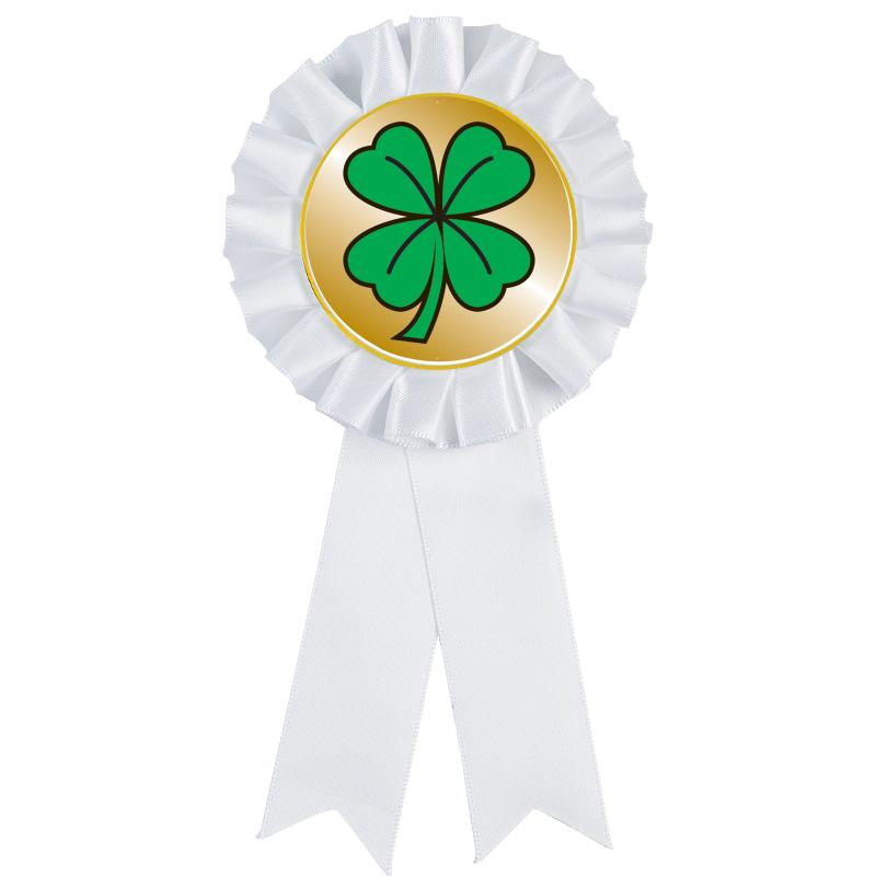 WHITE MYLAR ROSETTES