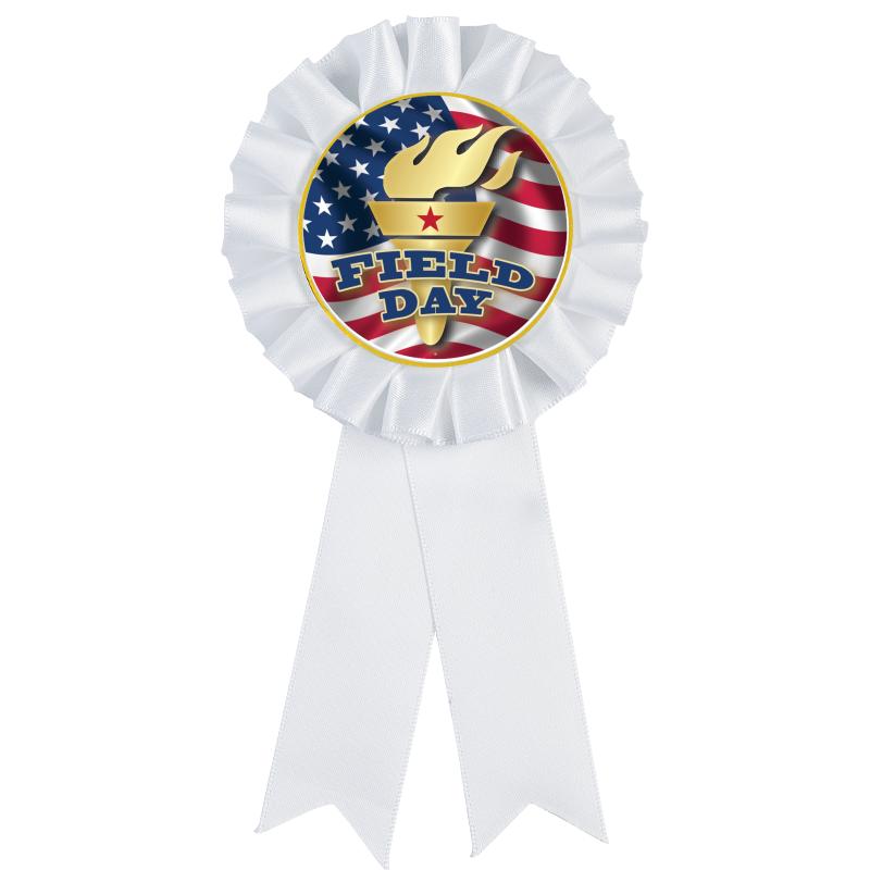 WHITE MYLAR ROSETTES