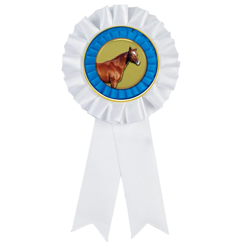 WHITE MYLAR ROSETTES