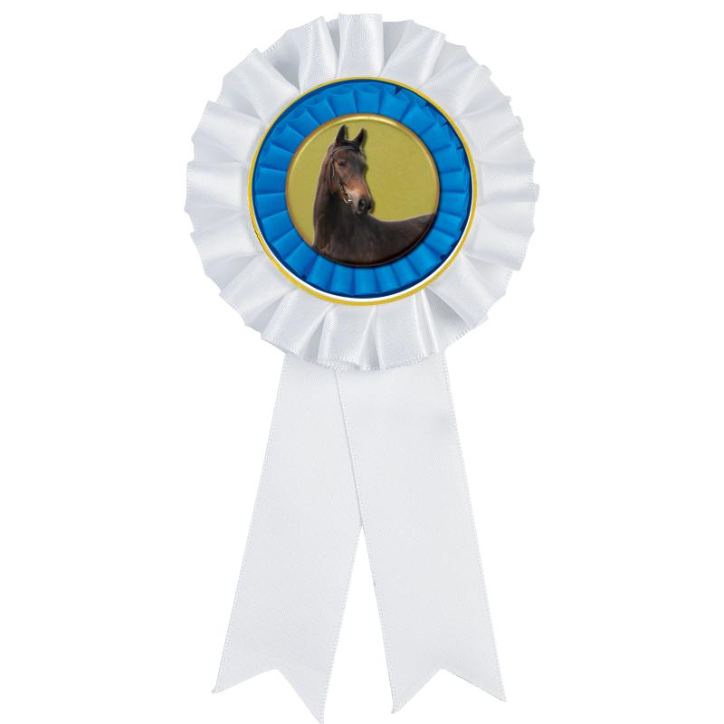 WHITE MYLAR ROSETTES