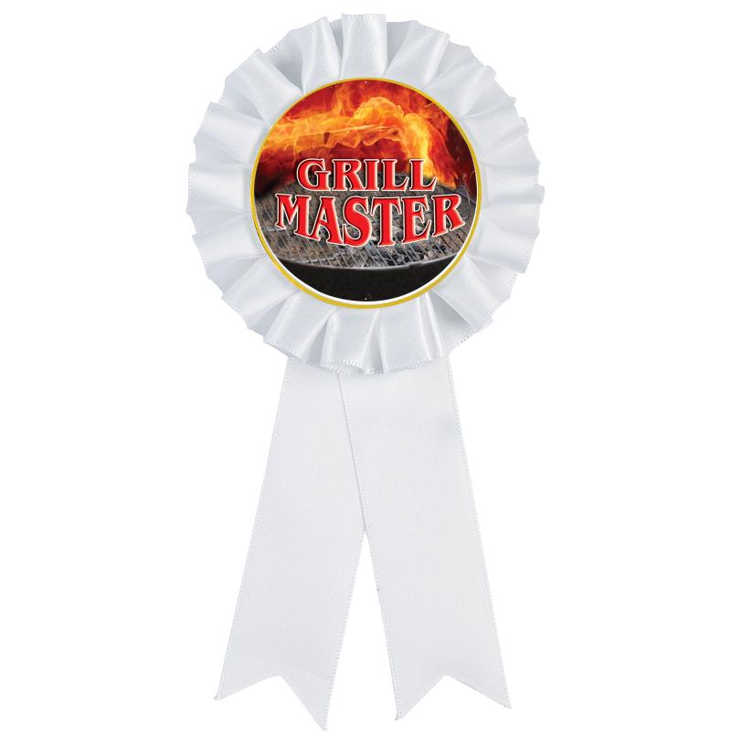 WHITE MYLAR ROSETTES