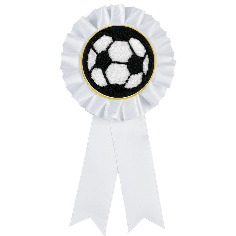 WHITE MYLAR ROSETTES