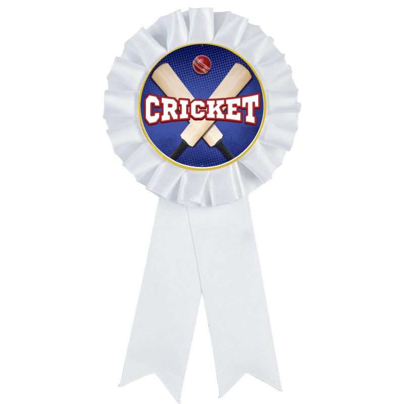 WHITE MYLAR ROSETTES