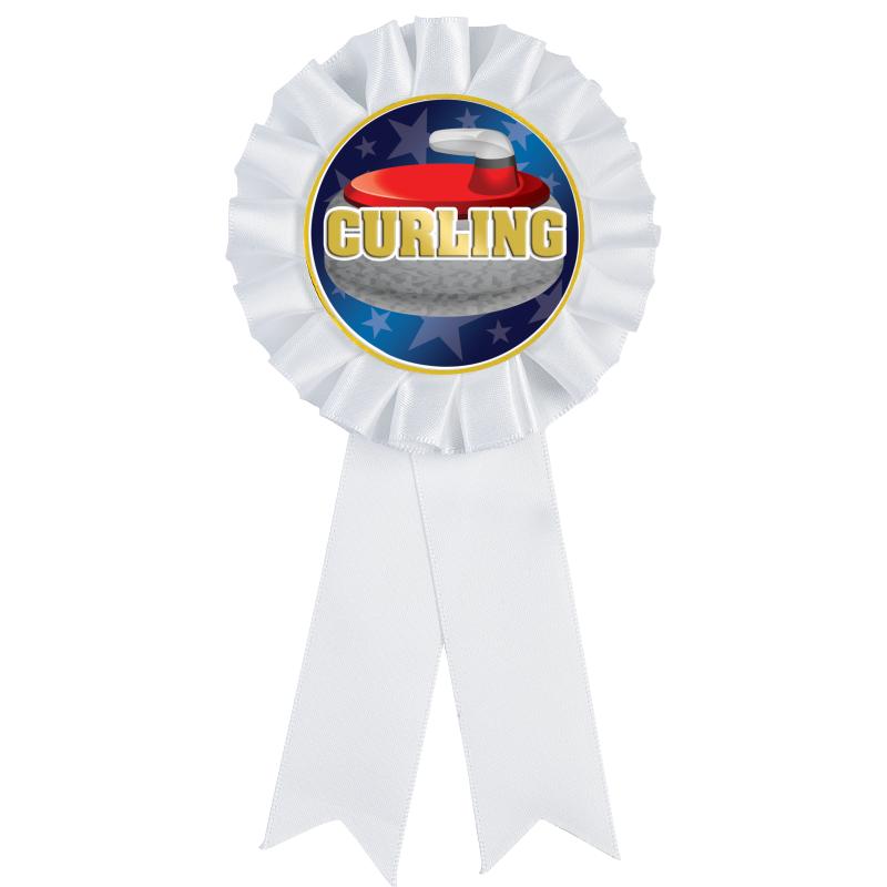 WHITE MYLAR ROSETTES