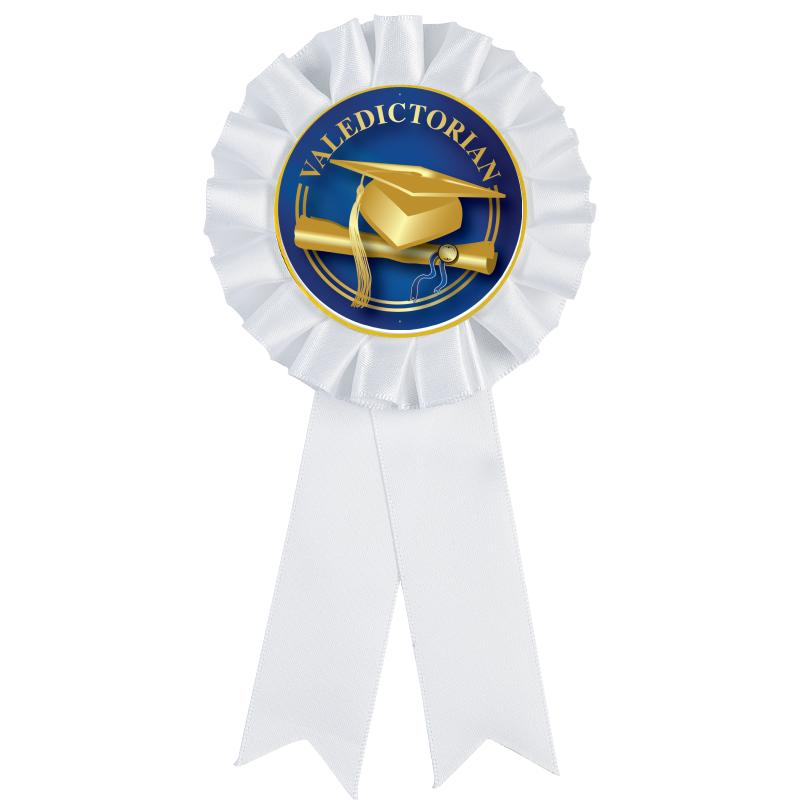 WHITE MYLAR ROSETTES