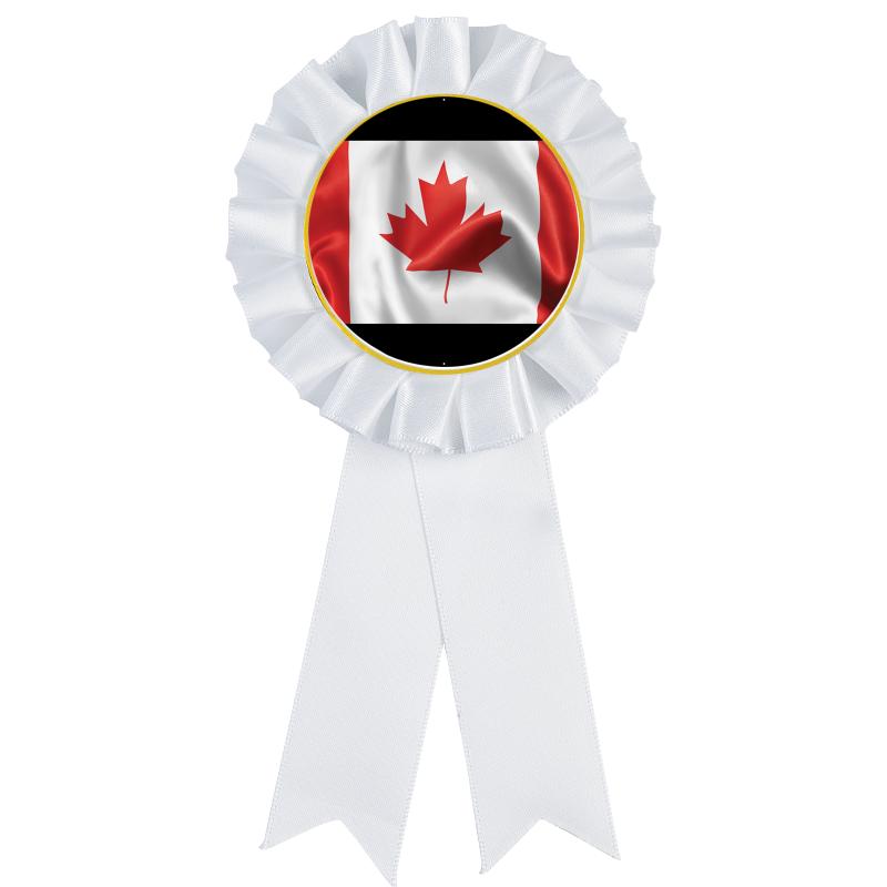 WHITE MYLAR ROSETTES