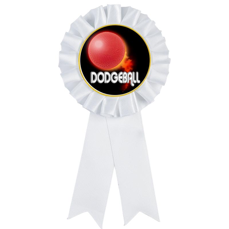 WHITE MYLAR ROSETTES