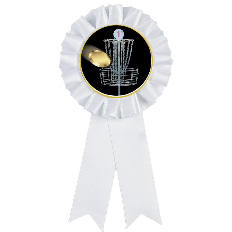 WHITE MYLAR ROSETTES