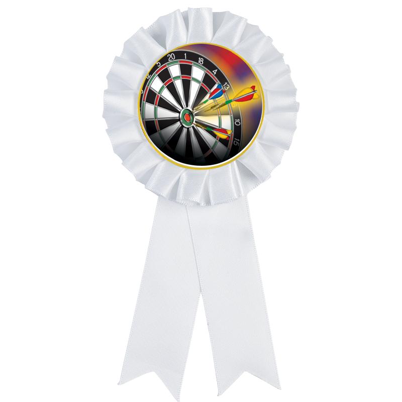WHITE MYLAR ROSETTES