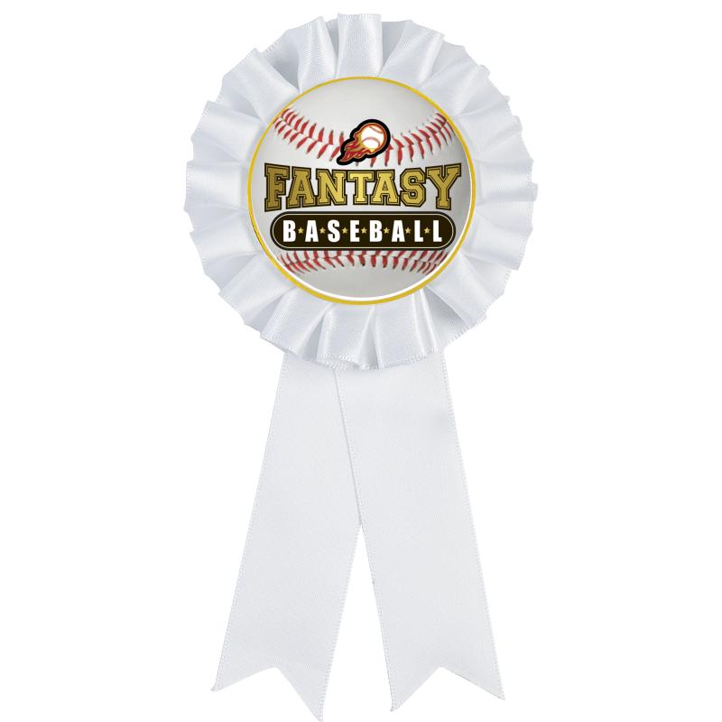 WHITE MYLAR ROSETTES