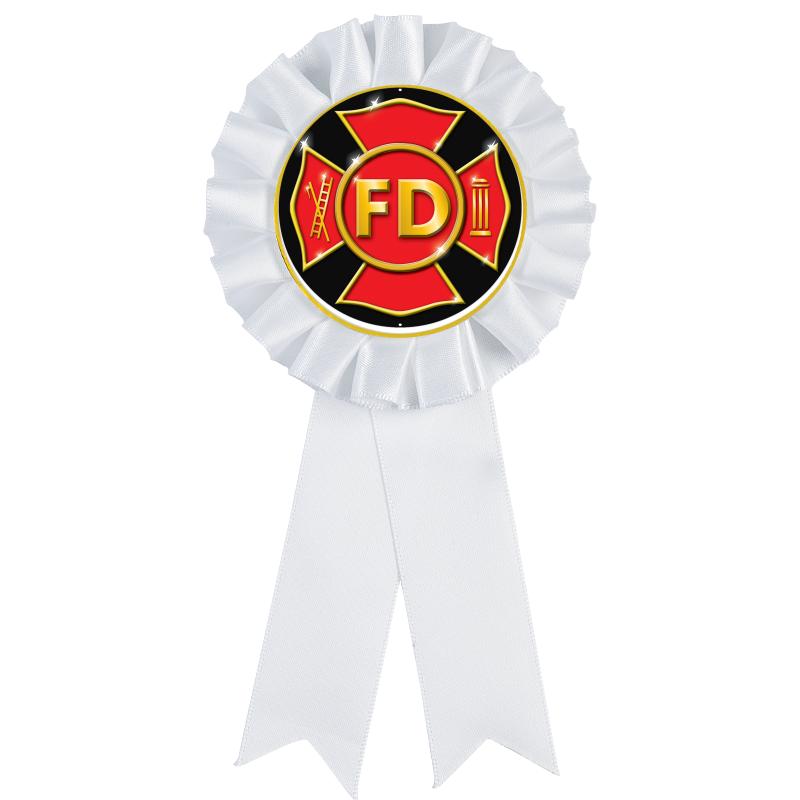 WHITE MYLAR ROSETTES