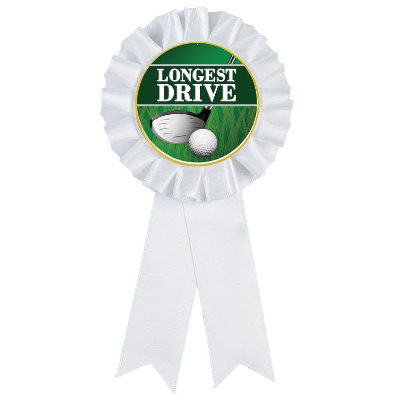 WHITE MYLAR ROSETTES