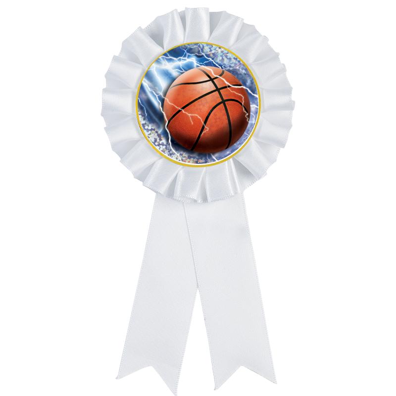 WHITE MYLAR ROSETTES