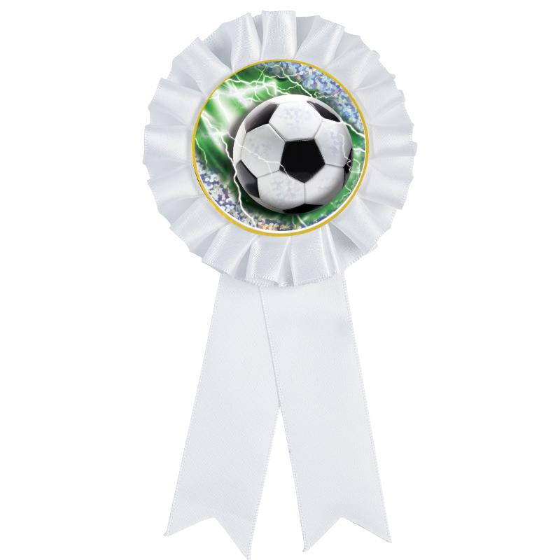 WHITE MYLAR ROSETTES