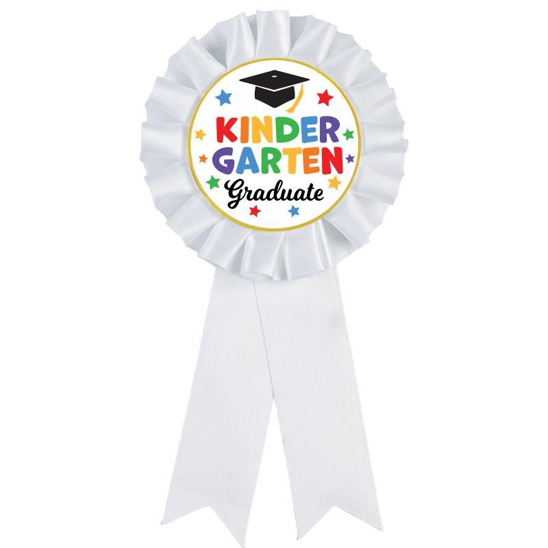 WHITE MYLAR ROSETTES