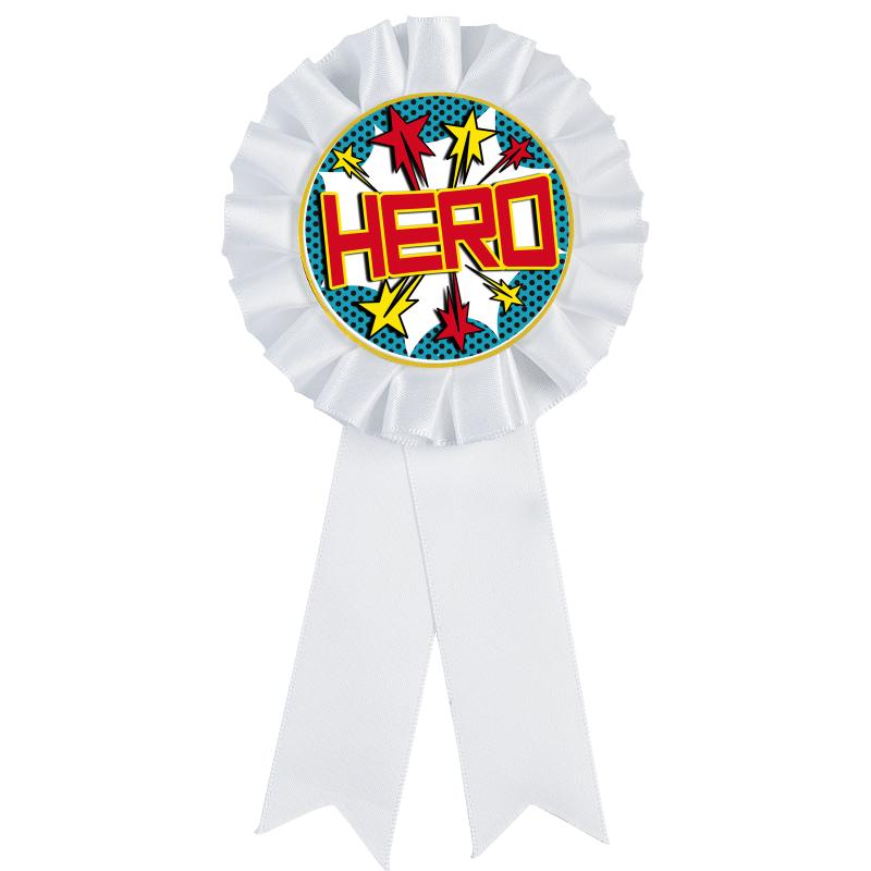 WHITE MYLAR ROSETTES