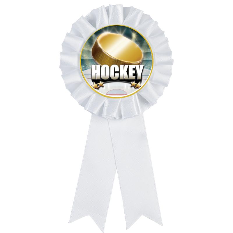 WHITE MYLAR ROSETTES