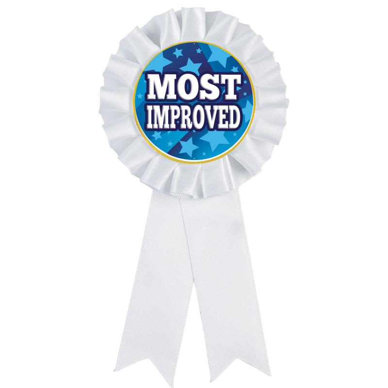 WHITE MYLAR ROSETTES