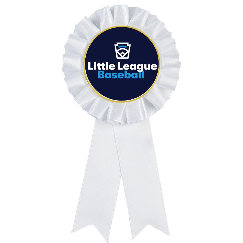 WHITE MYLAR ROSETTES