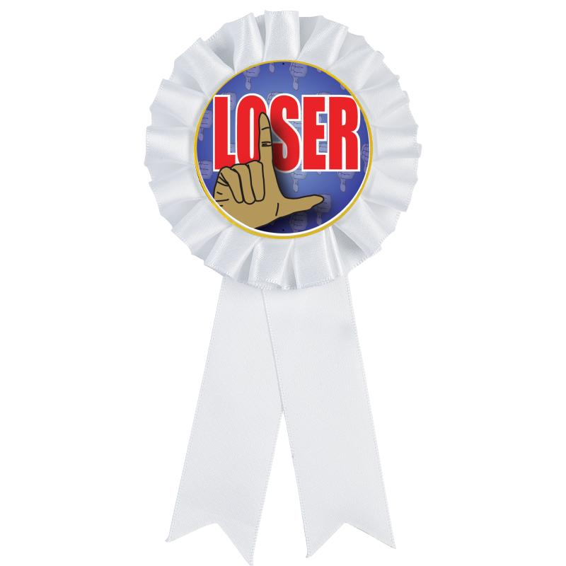 WHITE MYLAR ROSETTES