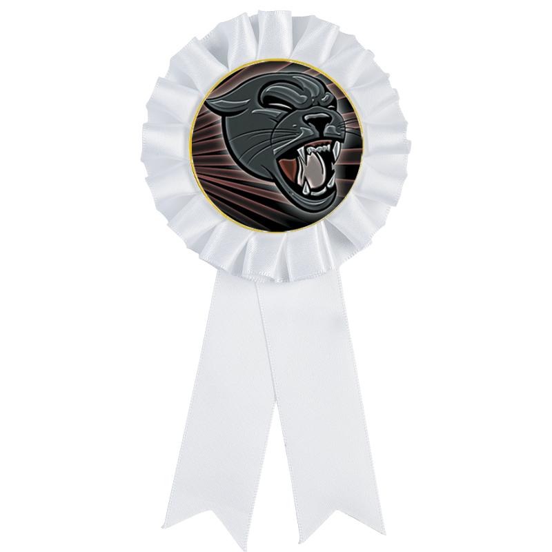 WHITE MYLAR ROSETTES