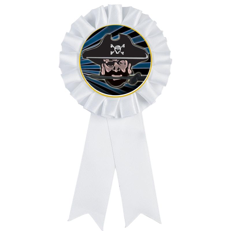 WHITE MYLAR ROSETTES
