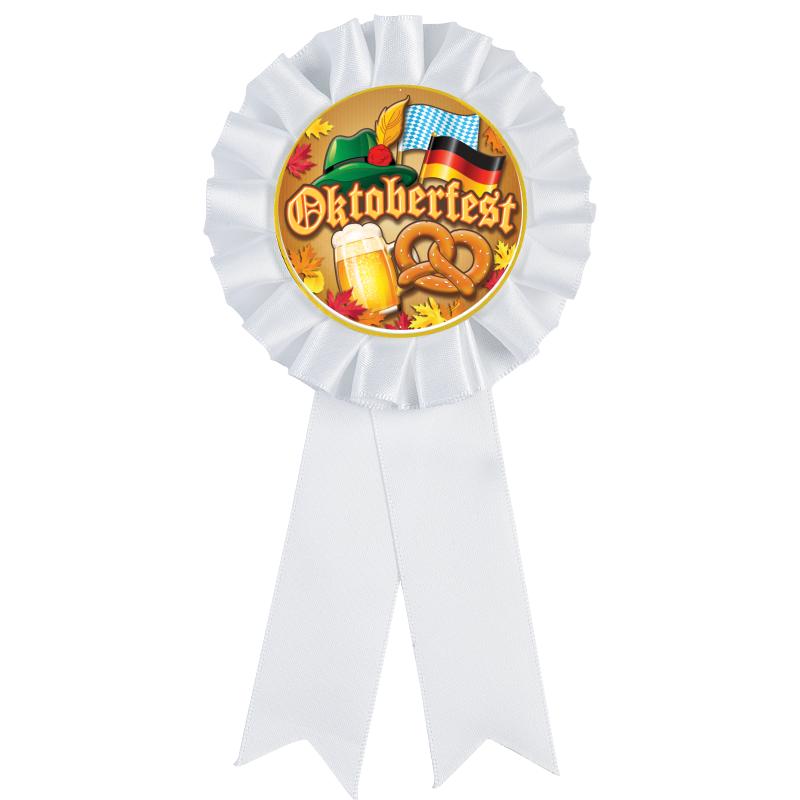 WHITE MYLAR ROSETTES