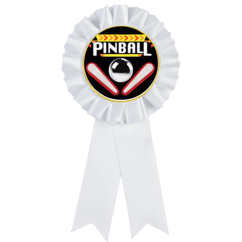 WHITE MYLAR ROSETTES