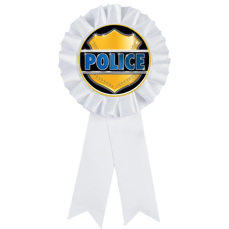 WHITE MYLAR ROSETTES