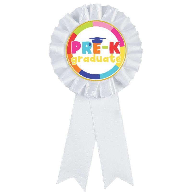 WHITE MYLAR ROSETTES