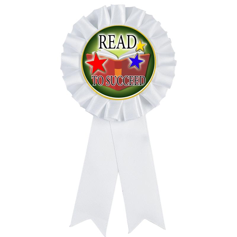 WHITE MYLAR ROSETTES