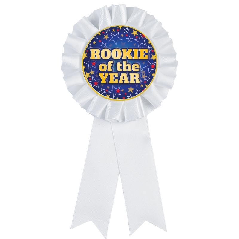 WHITE MYLAR ROSETTES