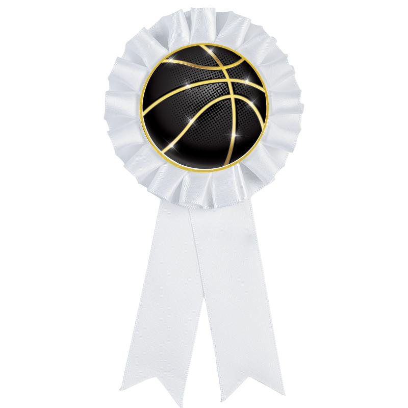 WHITE MYLAR ROSETTES